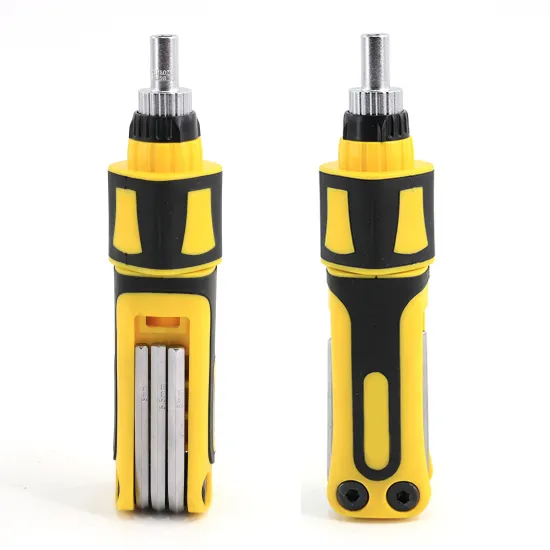 16-in-1 Multi-Bit Ratcheting Screwdriver Set: Comprehensive Hex Allen Key Kit with Folding Ratchet Function