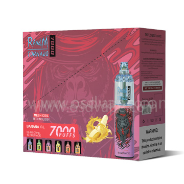 R And M Tornado 7000 Puff Rechargeable vape