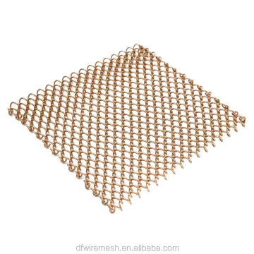 Flexible Decorative Aluminum Metal Wire Mesh Curtain