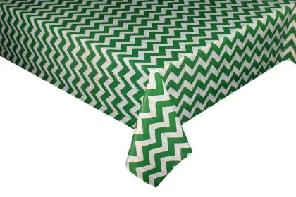 Transfer Printing Tablecloth with Silver/Gold