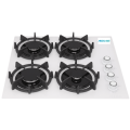 Gas Hobs Hephaestus White Colour