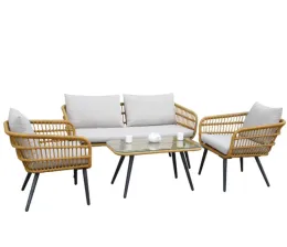 Outdoor Garden sofa Rope Set Weather Leisure Collection
