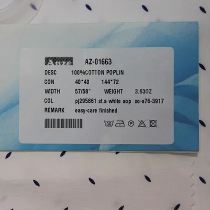 lyocell cotton poplin fabric for women