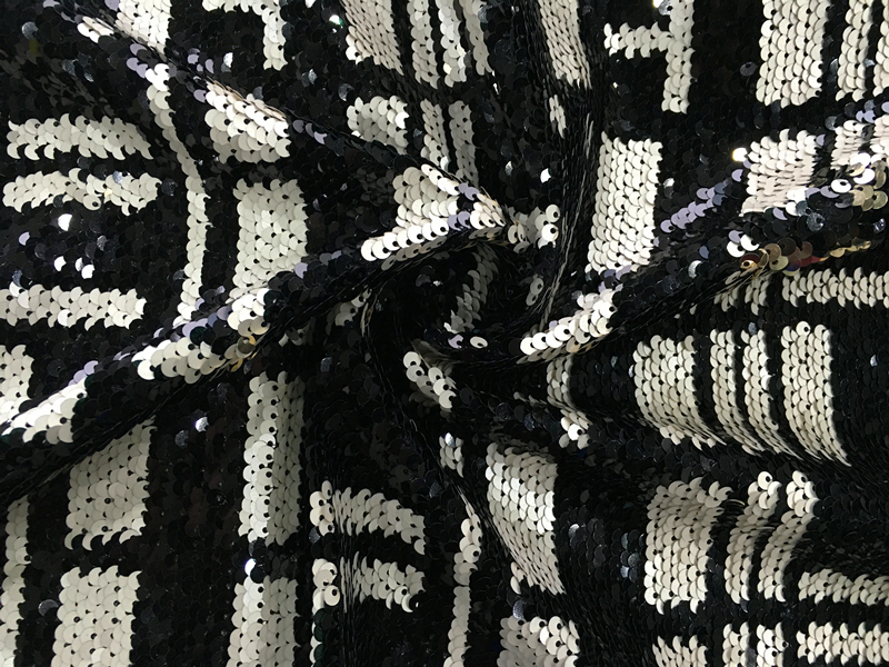 Polyester Spangle Embroidery Fabric
