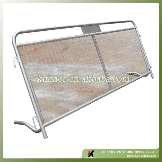 1.1m highx2.5m wide steel wire mesh crowd control barrier