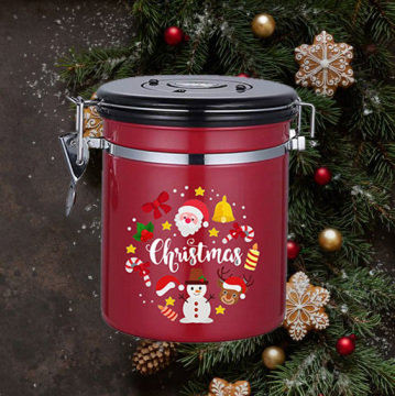 Tanister del caffè di Natale per la conservazione della cucina