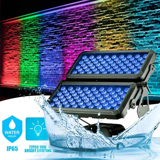 48W Wall Washer Light Facade IP68 Home Lighting - EL Synno 18Pcs Panel City Color Light