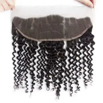 9A Grade Brazilian Hair Wholesale 13 X 4 Human Hair Lace Frontal Curly Wave long 100% Mink Brazilian Virgin Human Lace Frontals