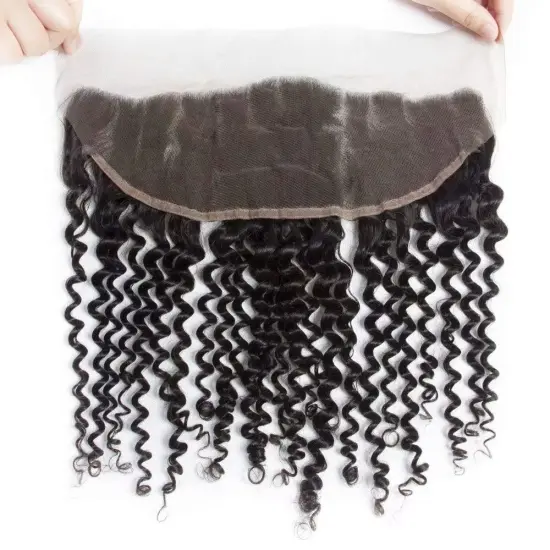 9A Grade Brazilian Hair Wholesale 13 X 4 Human Hair Lace Frontal Curly Wave long 100% Mink Brazilian Virgin Human Lace Frontals