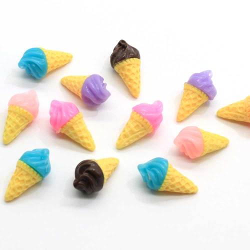 New Kawaii 100Pcs/Lot Resin Cute Summer Sweet Flatback Cabochons Dollhouse Toys Craft Embellishments For Hair Bow Centers DIY