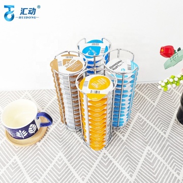Large Capacity 52pcs Tassimo Vertuo Coffee Capsule Storage Organizer: 360 Degree Rotating Holder