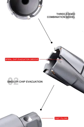 Fein Shank TCT Annular Cutter for Steel Structure Drilling
