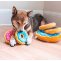 Brinquedo de cachorro de pelúcia estridente donutz