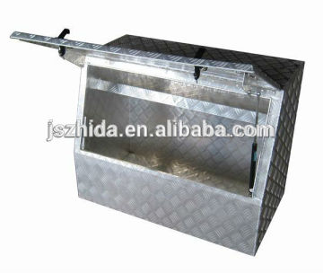 Embossed Diamond Plate Aluminum Tool ATV Box RV Camping/Truck
