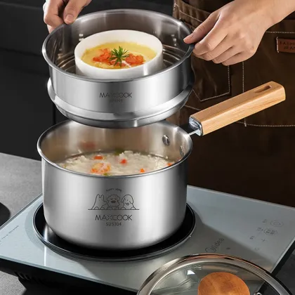 Maxcook Wholesale Stainless Steel Soup Pot with Lid