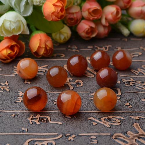 Carnelian 8MM Stone Balls Home Decoration Round Crystal Beads