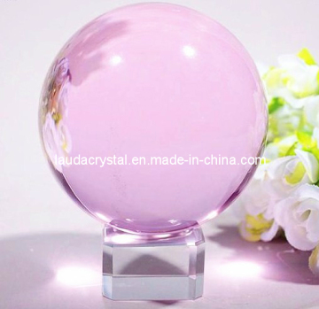 100mm Pink Lauda Crystal Solid Ball