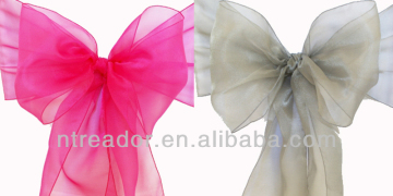 organza sash for banquet chaircover,wedding,party,banquet,