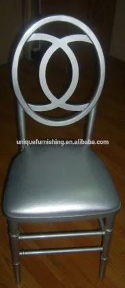 New design back silver wood chiavary phoenix chair