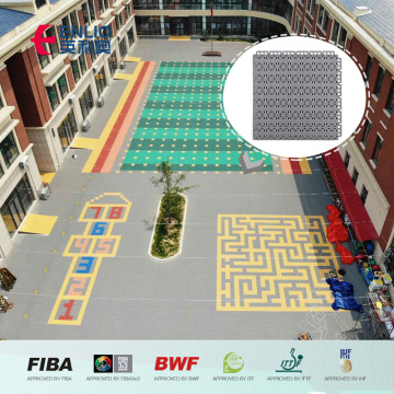 Fácil instalação de bloqueio de bloqueio para playground Kids Flooring TPE Soft Flooring