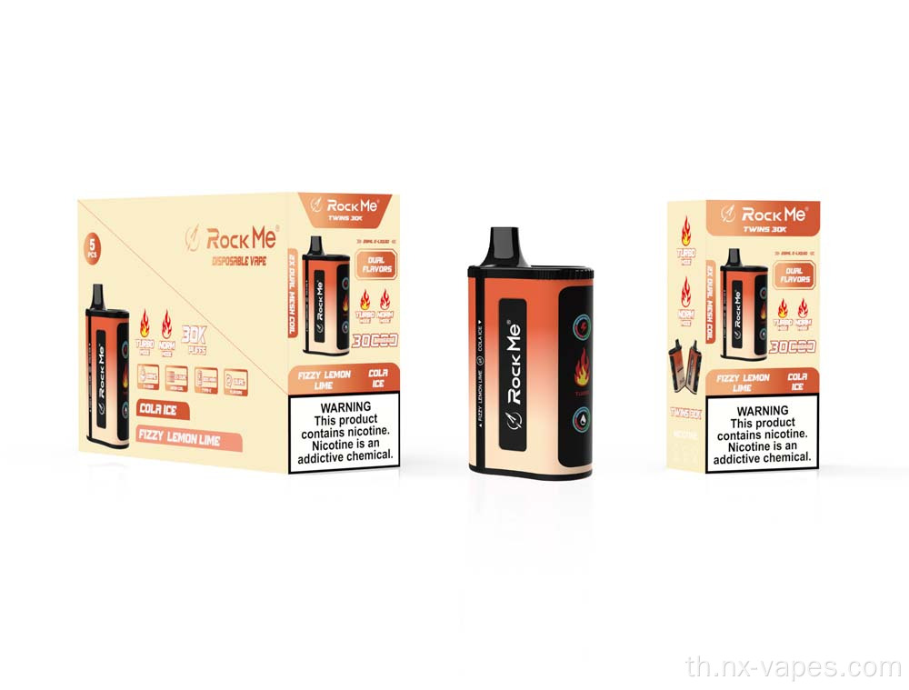 ROCK ME 30K 30000 PUF DISPOSICED ราคา VAPE