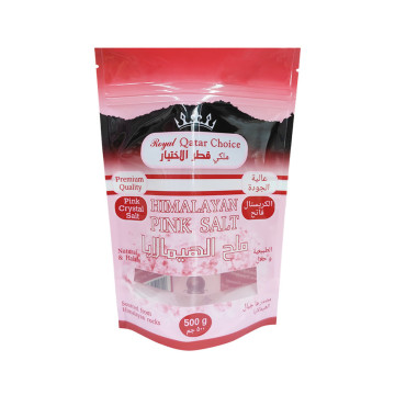 500g Biodegradable stand up salt bag with window