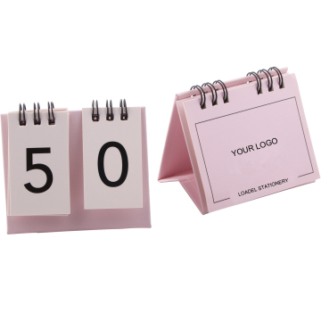 Calendario da scrivania per ufficio personalizzato set con logo OEM e stampa a colori (2021)