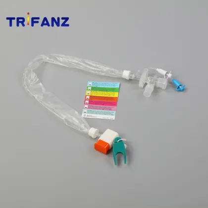 Disposable PVC Closed Sputum Suction System Tube