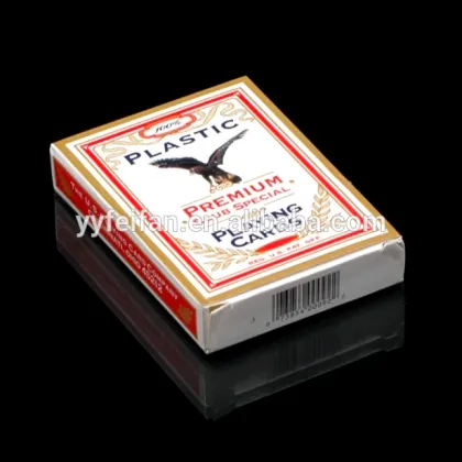 Popular design plastic playing cards, custom plastic playing cards