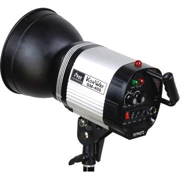 Studio Lighting Equipment with 250W Flash Power and Bi-pod Socket Lamp Holder