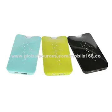 8,600mAh power bank, portable charger, external battery with 4 cables