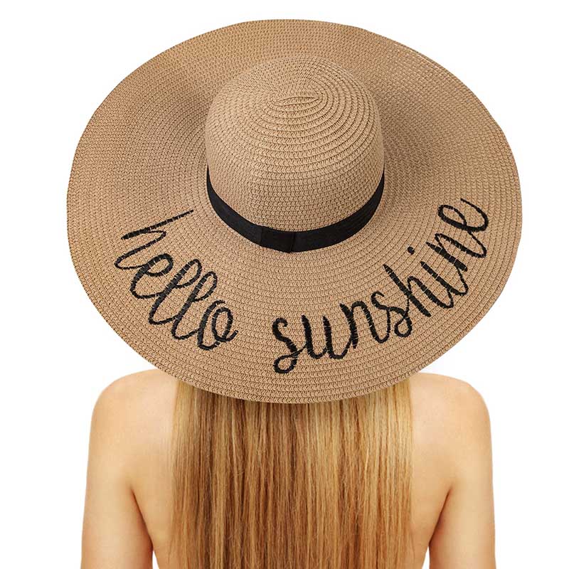 Chapeaux de soleil pour femmes brodés d'été
