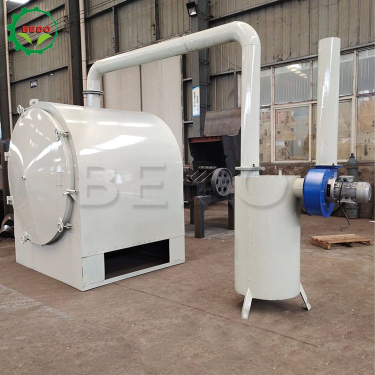 Industrial Charcoal Carbonization Furnace for Activated Carbon from Pistachio Biomass