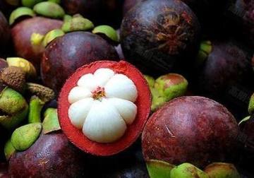 Mangostana bueno y dulce