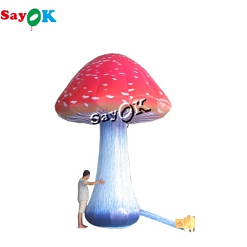 SayOk 5m High LED Mushroom Tree Inflatable for Festival Decor