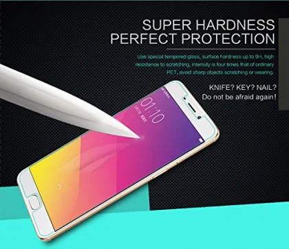 For OPPO R9 Screen Protector,Premium 0.33mm High Definition Tempered Glass Screen Protector for OPPO R9 5.5 inch