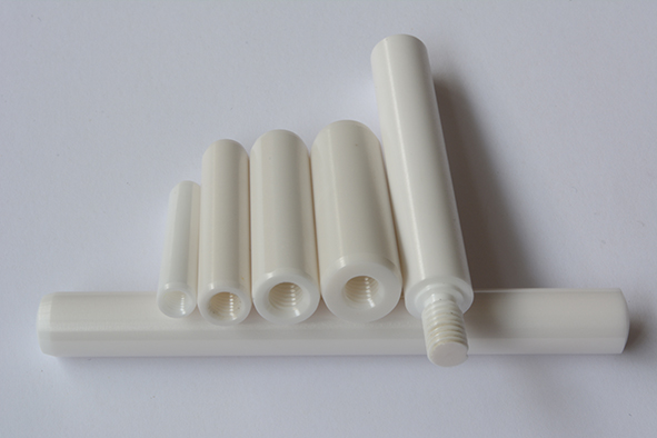 Zirconia rods, alignment pins for jigmaking, ceramic pistons