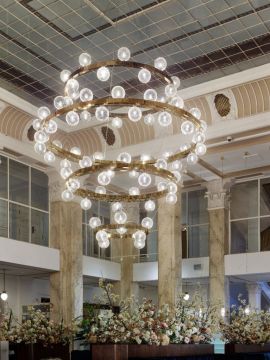Personalizzazione lampadario di cristallo di grande soffitto di lusso