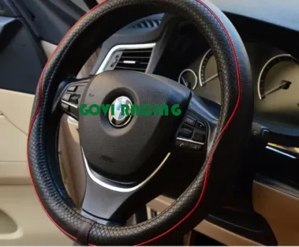 Genuine Leather Universal Car Steering Wheel Cover