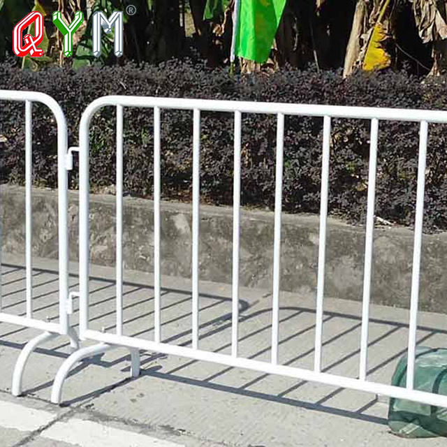 Silver Mental Temporary Fence