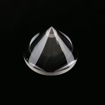 1 to 500mm BK7 Plano Negative Axicon Convex Mirror Cone Prism Optical Glass