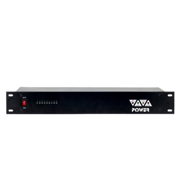 1.5u رف جبل مجلس الوزراء امدادات الطاقة 9 قناة 10amps ، ANQISHUN ZTP1210-09P-1.5U