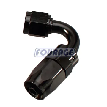 120 Degree Aluminum AN Fuel Fitting - Female Swivel Seal for Oil Fuel Line Hose End Adapter