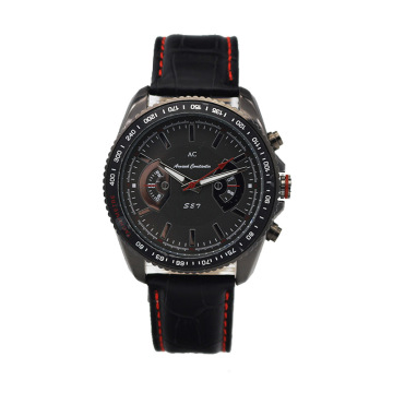 Hot Sale 2022: Direct Factory Leather Strap Waterproof Men's Quartz Watch