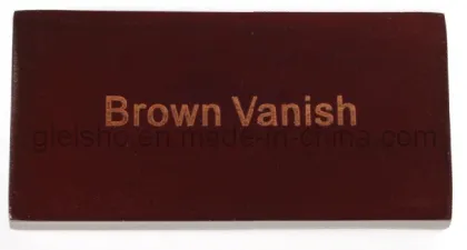 Color Wooden Hanger Plate Brown Vanish