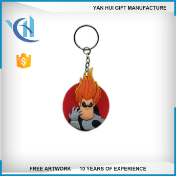 Custom 3D Soft Plastic Rubber PVC Keychain 3d keychain