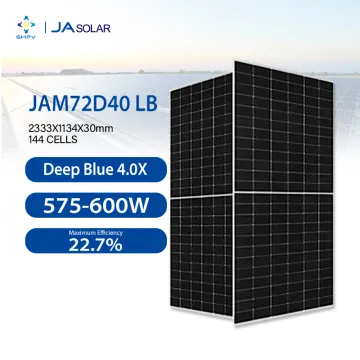 JA Solar 575W-600W Mono Kit Panel Solar Panels 48V EU Stock