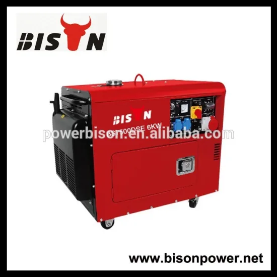 BISON(CHINA) 6kw Noiseless Diesel Generator