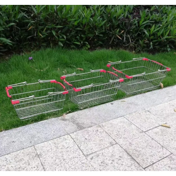 Supermarket Shopping Metal Wire Basket