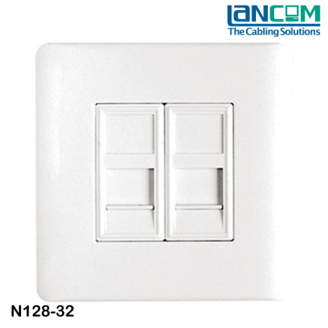 Lancom Over 5 Years Experience Factory newest design promotion Network Face plate Cat5e/Cat6